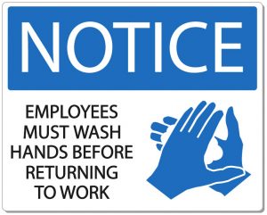 Washing hands at work is an effective method of hygiene management